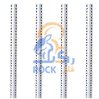 نبشی قفسه انباری پیچ و مهره ای سفید رنگ