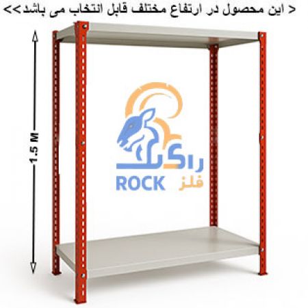 ست قفسه پیچ و مهره ای رنگی به طول 95 عمق 50 سانتیمتر 2طبقه