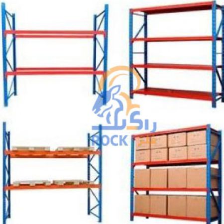 ست قفسه راک بازوی 100 سانتیمتر عمق 50 سانتیمتر ارتفاع 200 سانتیمتر